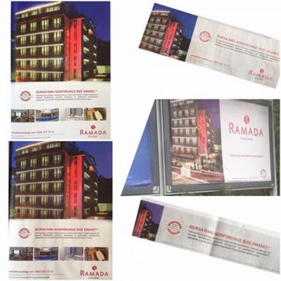 Ramada Bursa Çekirge - Lansmanında Kullanılan Reklamlar. 