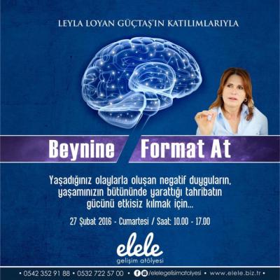 Elele Gelişim Atölyesi - Beynine Format At 