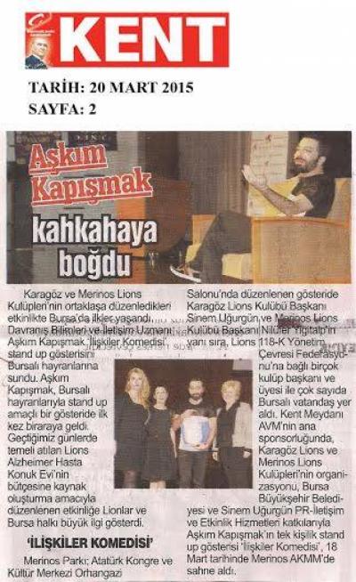 Kent - 20 Mart 2015