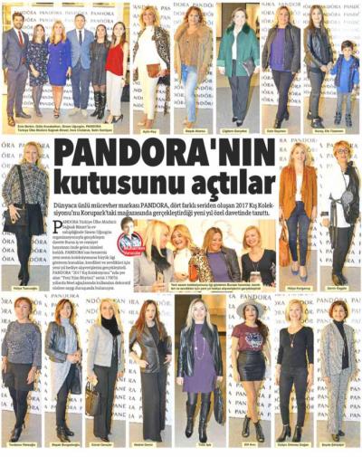 Pandora Basın Yansımaları.Bursa Hakimiyet Gazetesi