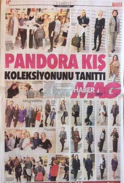 Pandora Basın Yansımaları.Bursa Haber Gazetesi 