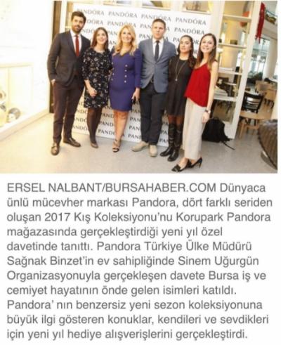 Pandora Basın Yansımaları - bursaHaber.com 